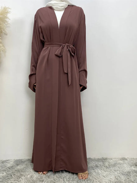 Chaomeng Ramadan Simple Open Abaya Dubai Turkey Kaftan Muslim For Women Kimono Modest Robe Femme Caftan Marocain Islam Clothing