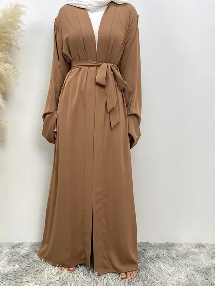 Chaomeng Ramadan Simple Open Abaya Dubai Turkey Kaftan Muslim For Women Kimono Modest Robe Femme Caftan Marocain Islam Clothing