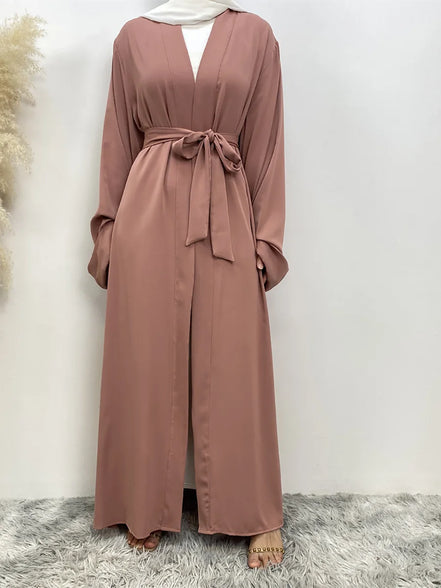 Chaomeng Ramadan Simple Open Abaya Dubai Turkey Kaftan Muslim For Women Kimono Modest Robe Femme Caftan Marocain Islam Clothing