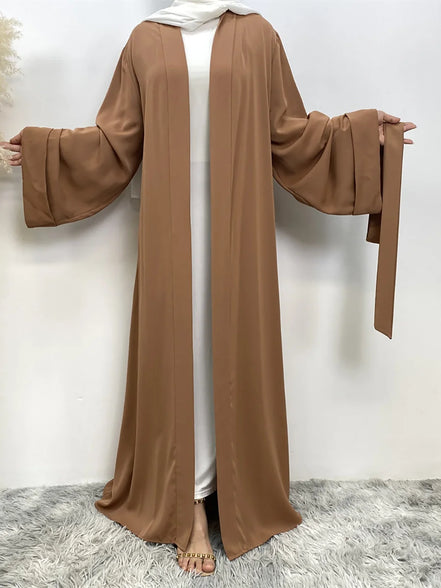 Chaomeng Ramadan Simple Open Abaya Dubai Turkey Kaftan Muslim For Women Kimono Modest Robe Femme Caftan Marocain Islam Clothing