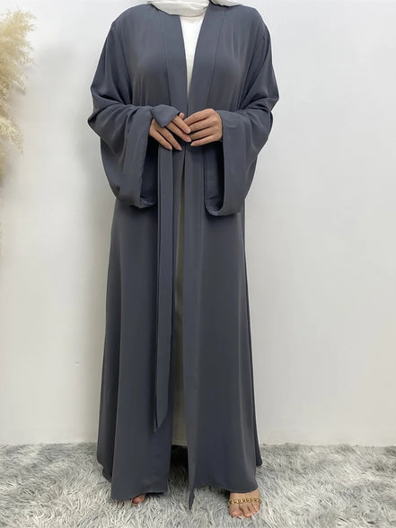 Chaomeng Ramadan Simple Open Abaya Dubai Turkey Kaftan Muslim For Women Kimono Modest Robe Femme Caftan Marocain Islam Clothing