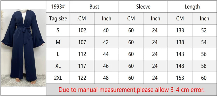 Chaomeng Ramadan Simple Open Abaya Dubai Turkey Kaftan Muslim For Women Kimono Modest Robe Femme Caftan Marocain Islam Clothing